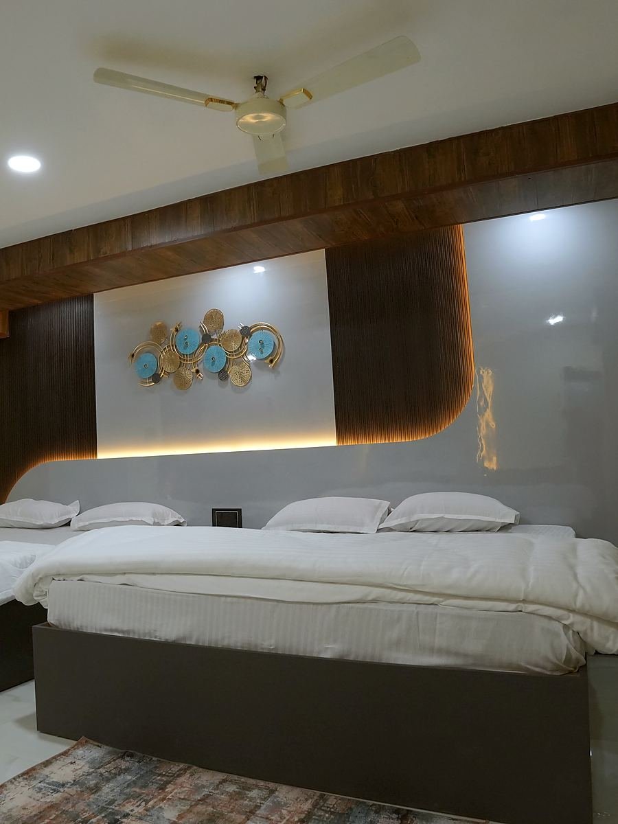 The Grand Suite from the side, showing the full length of the room